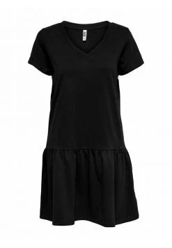 JDY Robe En Jersey - Black