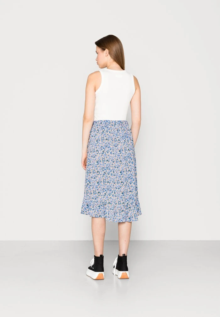 JDYSTARR LIFE BELOW KNEE SKIRT - Jupe Trapèze - Blue/kamille 5 JDYSTARR LIFE BELOW KNEE SKIRT - Jupe Trapèze - Blue/kamille – Image 3