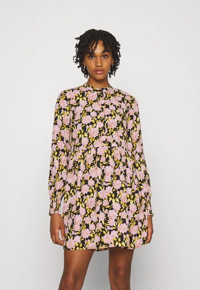 JDYCARMEN SHORT DRESS - Robe Chemise - Black 3 JDYCARMEN SHORT DRESS - Robe Chemise - Black