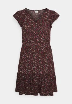 JDYGITTE SVAN CAPSLEEVE DRESS - Robe De Jour - Black/pink 14 JDYGITTE SVAN CAPSLEEVE DRESS - Robe De Jour - Black/pink -Promos JDY Boutique 0215f1bc31bf4f889bd2cdb38a67e3ae