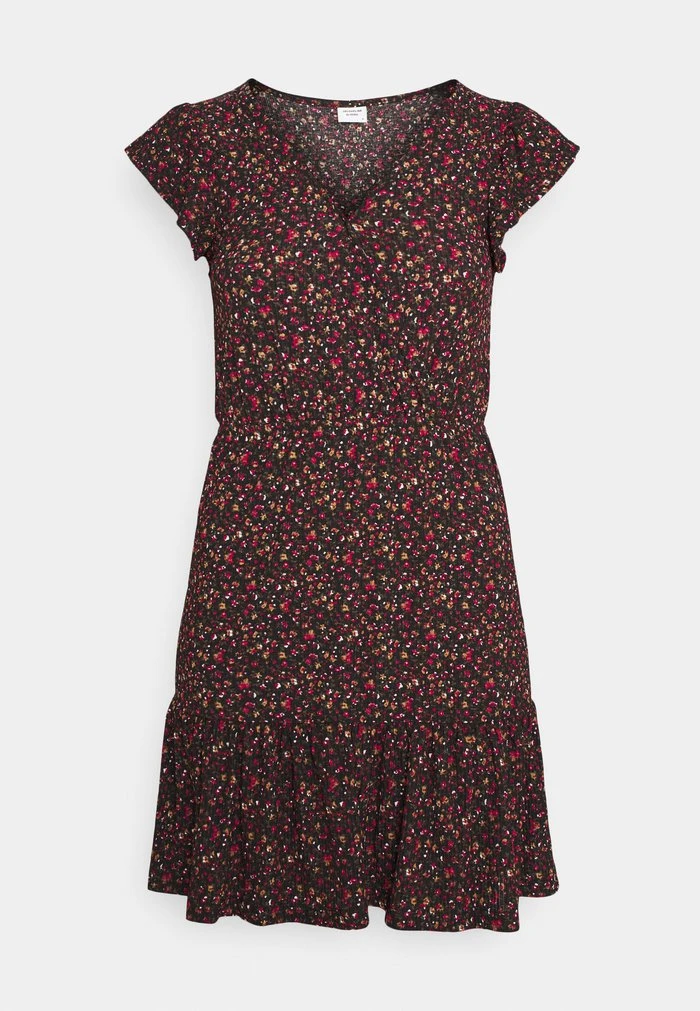 JDYGITTE SVAN CAPSLEEVE DRESS - Robe De Jour - Black/pink 8 JDYGITTE SVAN CAPSLEEVE DRESS - Robe De Jour - Black/pink – Image 6