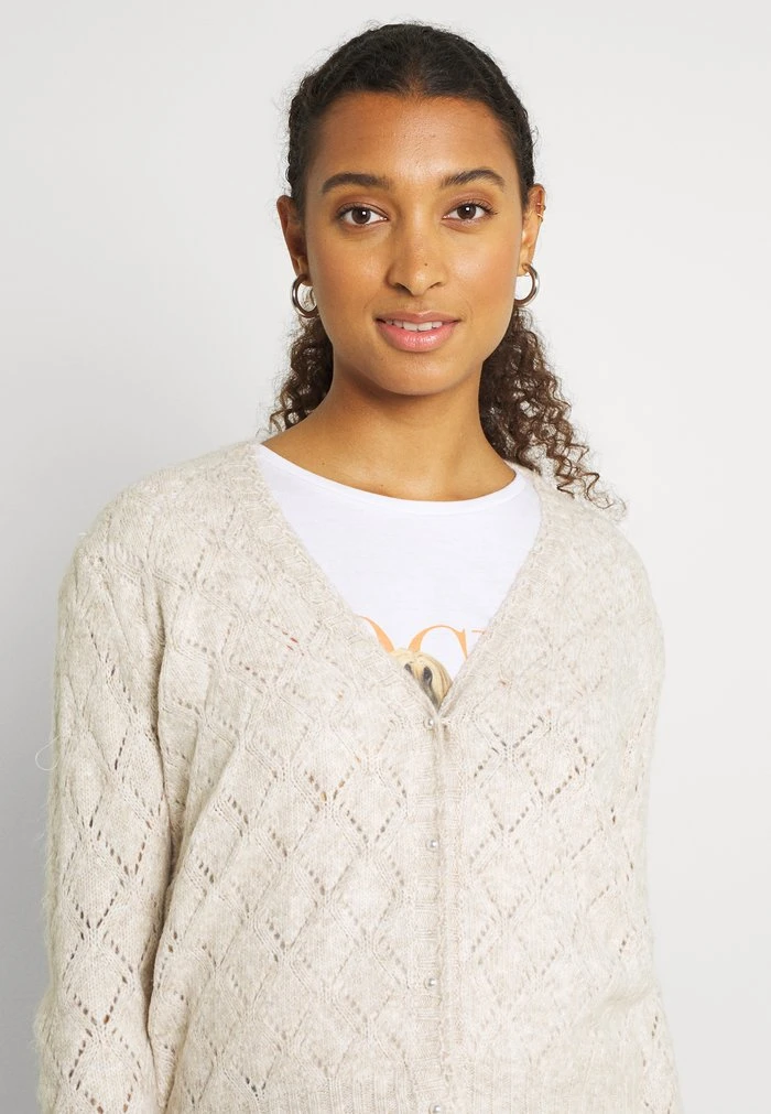 JDYAVIL SHORT CARDIGAN - Gilet - Chateau Gray 6 JDYAVIL SHORT CARDIGAN - Gilet - Chateau Gray – Image 4