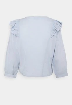 JDYSEVILIA LIFE 3/4 SHORT BLOUSE - T-shirt à Manches Longues - Blue Fog -Promos JDY Boutique 05961b51b3c94a888eab0f9befe693fd