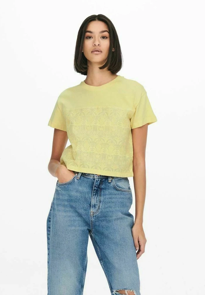 JDY T-shirt Basique - Straw 3 JDY T-shirt Basique - Straw