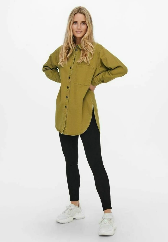 JDY Chemisier - Ecru Olive 4 JDY Chemisier - Ecru Olive – Image 2