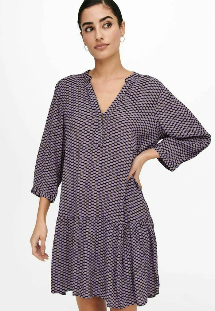 JDY BEDRUCKTES 3/4-ARM - Robe De Jour - Plum Perfect 3 JDY BEDRUCKTES 3/4-ARM - Robe De Jour - Plum Perfect