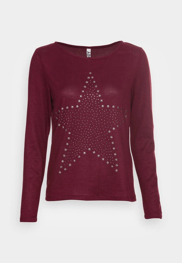 JDY SARA TONSY - T-shirt à Manches Longues - Windsor Wine 6 JDY SARA TONSY - T-shirt à Manches Longues - Windsor Wine – Image 4