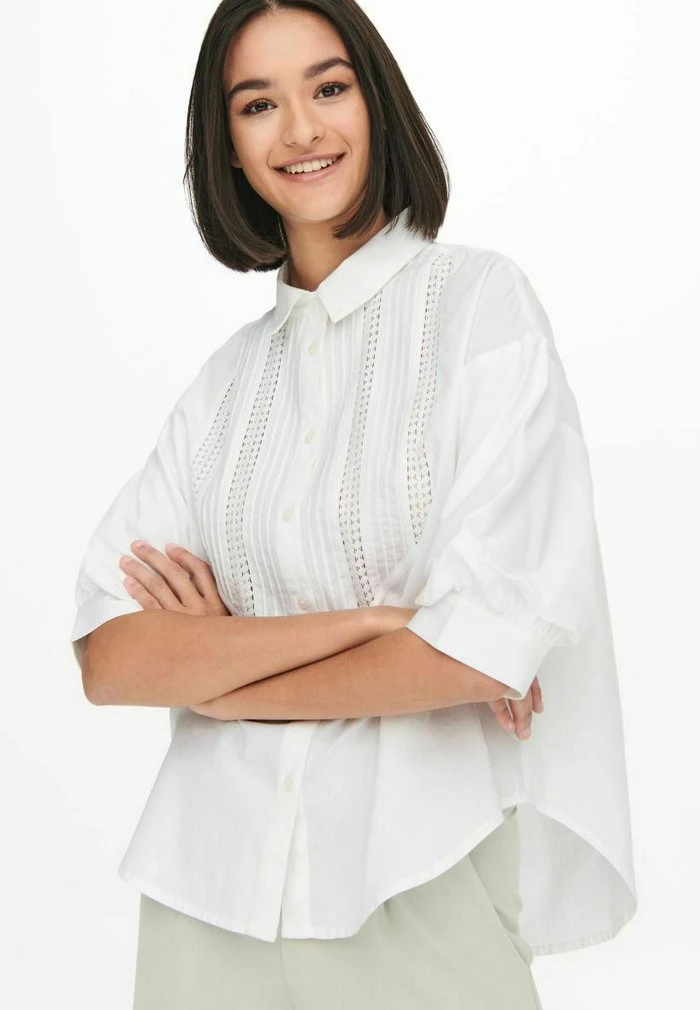 JDY Chemisier - White 6 JDY Chemisier - White – Image 4