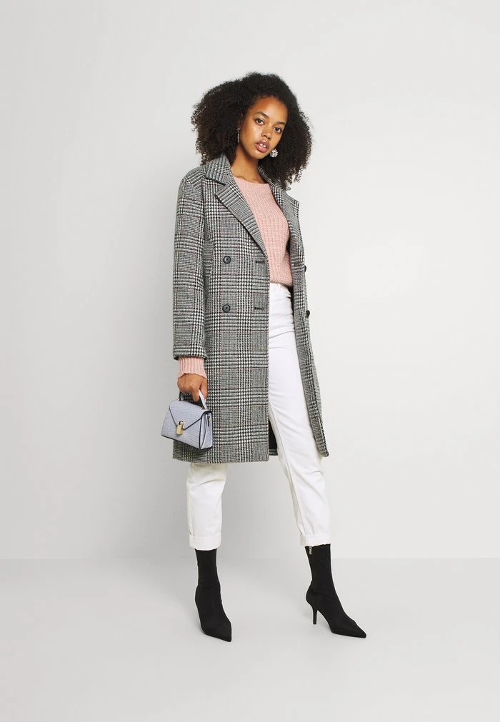 JDYDAHLIA CHECK JACKET - Manteau Classique - Black/nostalgia Rose 4 JDYDAHLIA CHECK JACKET - Manteau Classique - Black/nostalgia Rose – Image 2