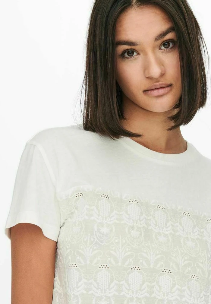 JDY T-shirt Basique - Cloud Dancer 7 JDY T-shirt Basique - Cloud Dancer – Image 5