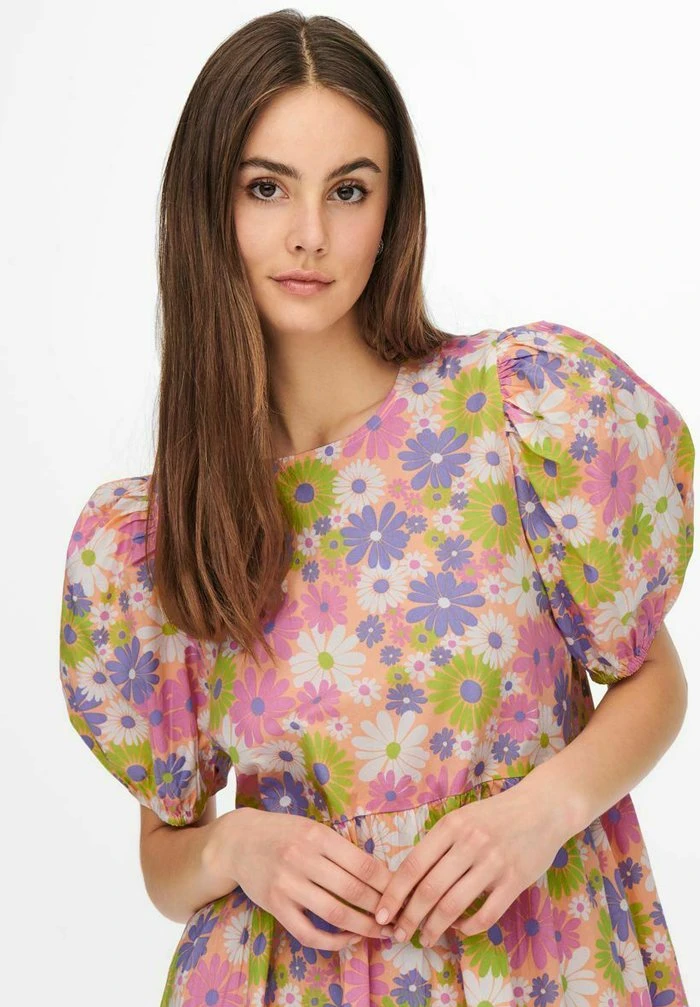 JDY Robe De Jour - Honey Gold Aop Flower 7 JDY Robe De Jour - Honey Gold Aop Flower – Image 5