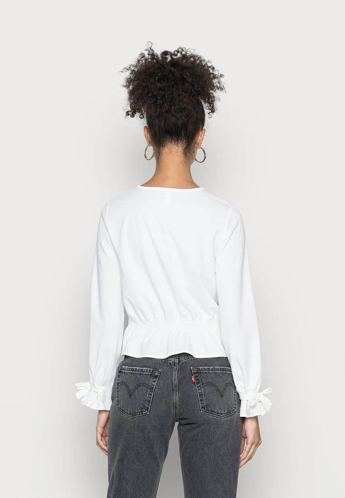 JDYFABRIAN - T-shirt à Manches Longues - Cloud Dancer 5 JDYFABRIAN - T-shirt à Manches Longues - Cloud Dancer – Image 3