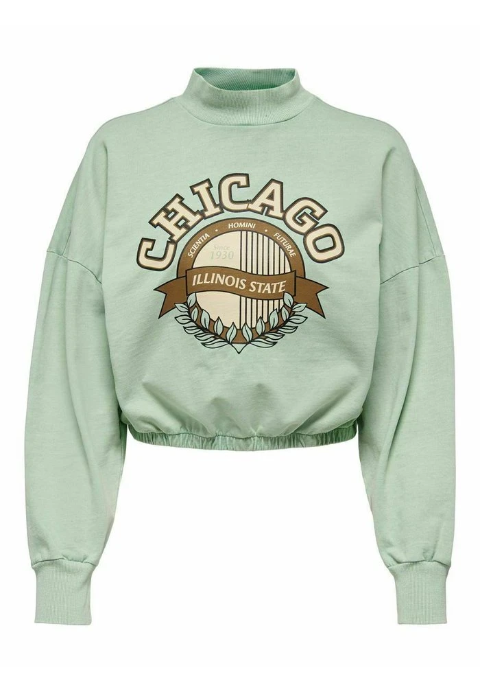 JDY HIGH NECK - Sweatshirt - Basil 3 JDY HIGH NECK - Sweatshirt - Basil