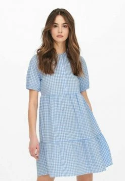 JDY KURZARM - Robe Chemise - Blue