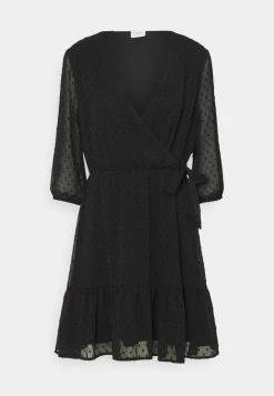 JDYEMILIA WRAP DRESS - Robe De Jour - Black 12 JDYEMILIA WRAP DRESS - Robe De Jour - Black -Promos JDY Boutique 10fb146d0b804ba995203b86b55c7b12