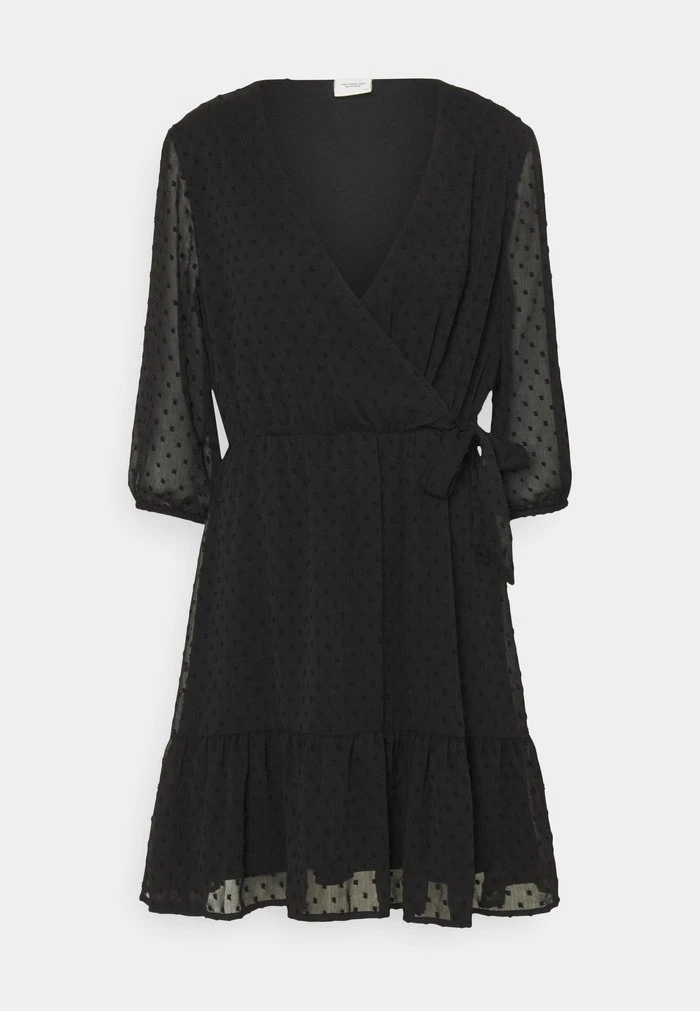 JDYEMILIA WRAP DRESS - Robe De Jour - Black 6 JDYEMILIA WRAP DRESS - Robe De Jour - Black – Image 4