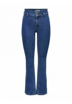 FLARED JDYNEWNIKKI HIGH WAIST - Jean Bootcut - Medium Blue Denim