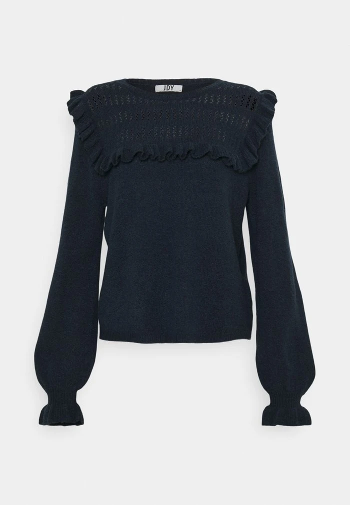 JDYLISA FRILL - Pullover - Black Iris 7 JDYLISA FRILL - Pullover - Black Iris – Image 5