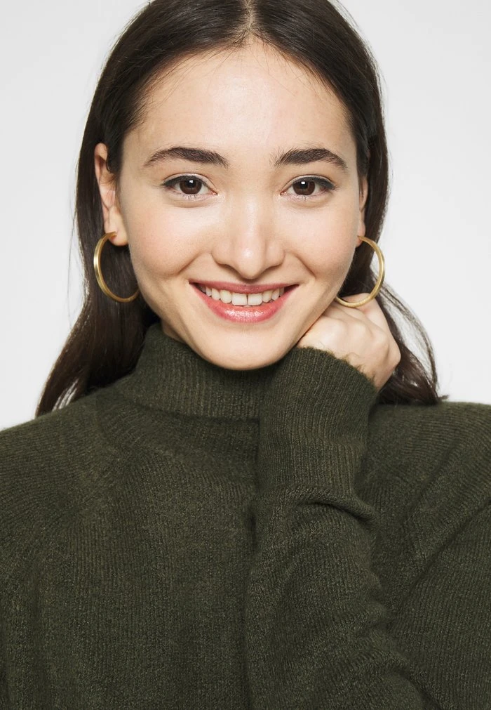 JDYELANORA - Pullover - Forest Night Melange 6 JDYELANORA - Pullover - Forest Night Melange – Image 4