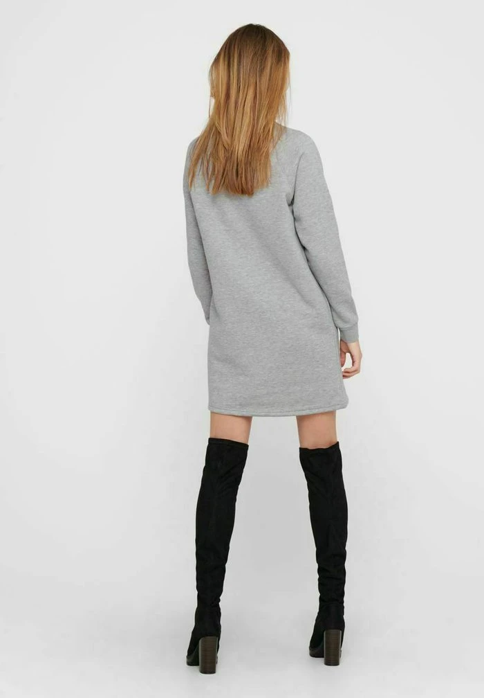 JDYVENUS DRESS - Robe De Jour - Light Grey Melange 5 JDYVENUS DRESS - Robe De Jour - Light Grey Melange – Image 3