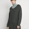 JDYPHILINA V NECK DRESS - Robe Pull - Dark Grey Melange 2 JDYPHILINA V NECK DRESS - Robe Pull - Dark Grey Melange -Promos JDY Boutique 141c768f40354b1abbcc16b6138860d9