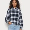 JDYEAGLE LIFE - Blouse - Cloud Dancer Checks -Promos JDY Boutique 1577a413e2994ef1bd39b5c963623b72