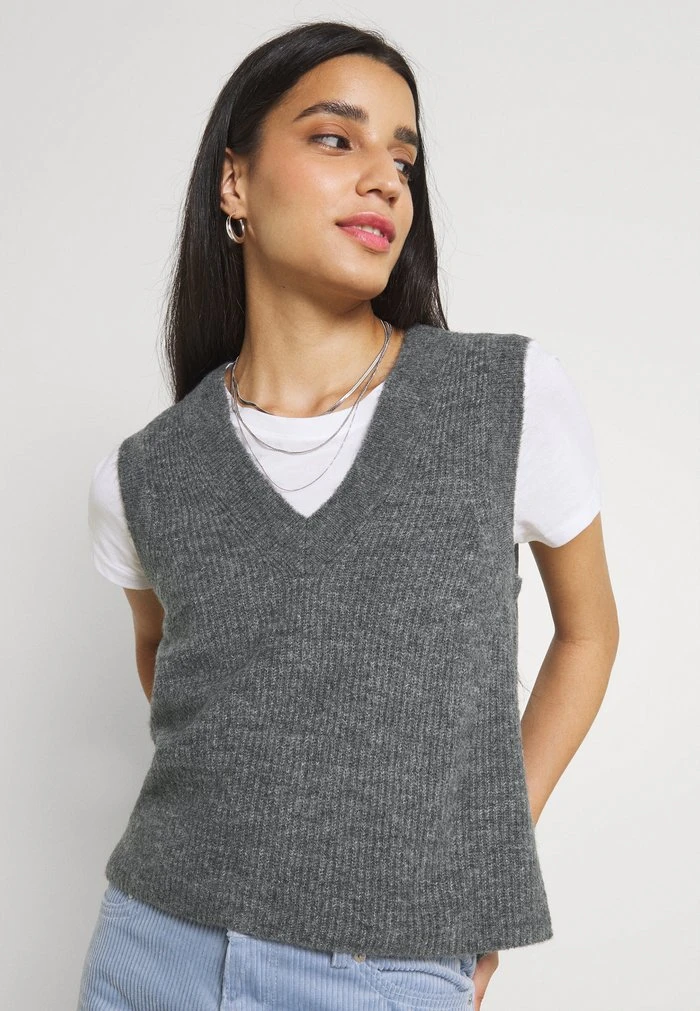 JDY Pullover - Dark Grey Melange 6 JDY Pullover - Dark Grey Melange – Image 4