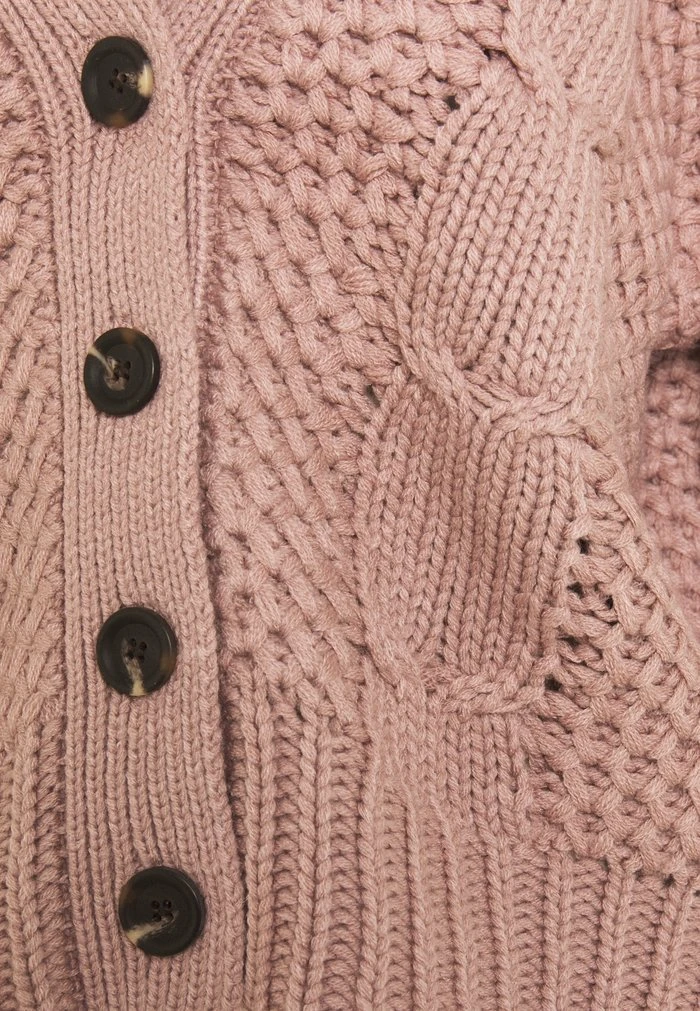 JDYJULIA CABLE CARDIGAN - Gilet - Woodrose 5 JDYJULIA CABLE CARDIGAN - Gilet - Woodrose – Image 3