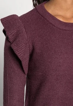 JDY WILLA FRILL DRESS - Robe Pull - Winetasting Detail Melange 11 JDY WILLA FRILL DRESS - Robe Pull - Winetasting Detail Melange -Promos JDY Boutique 17e00bea47e04b0591b60e7ff2045bf7