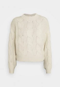 JDYJULIA CABLE - Pullover - Oatmeal