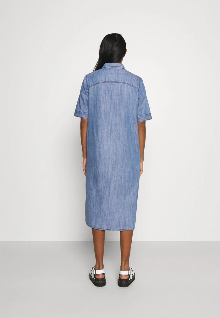 JDYPOPPY LIFE LONG DRESS - Robe Longue - Medium Blue Denim 5 JDYPOPPY LIFE LONG DRESS - Robe Longue - Medium Blue Denim – Image 3