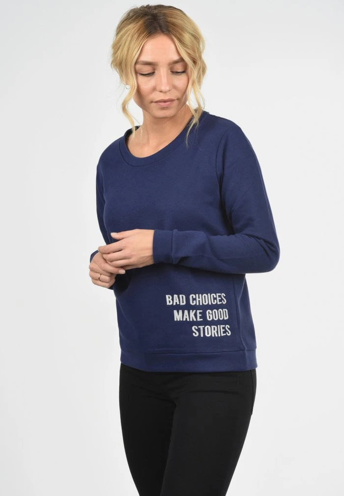 JDY LUISA - Sweatshirt - Blue 3 JDY LUISA - Sweatshirt - Blue