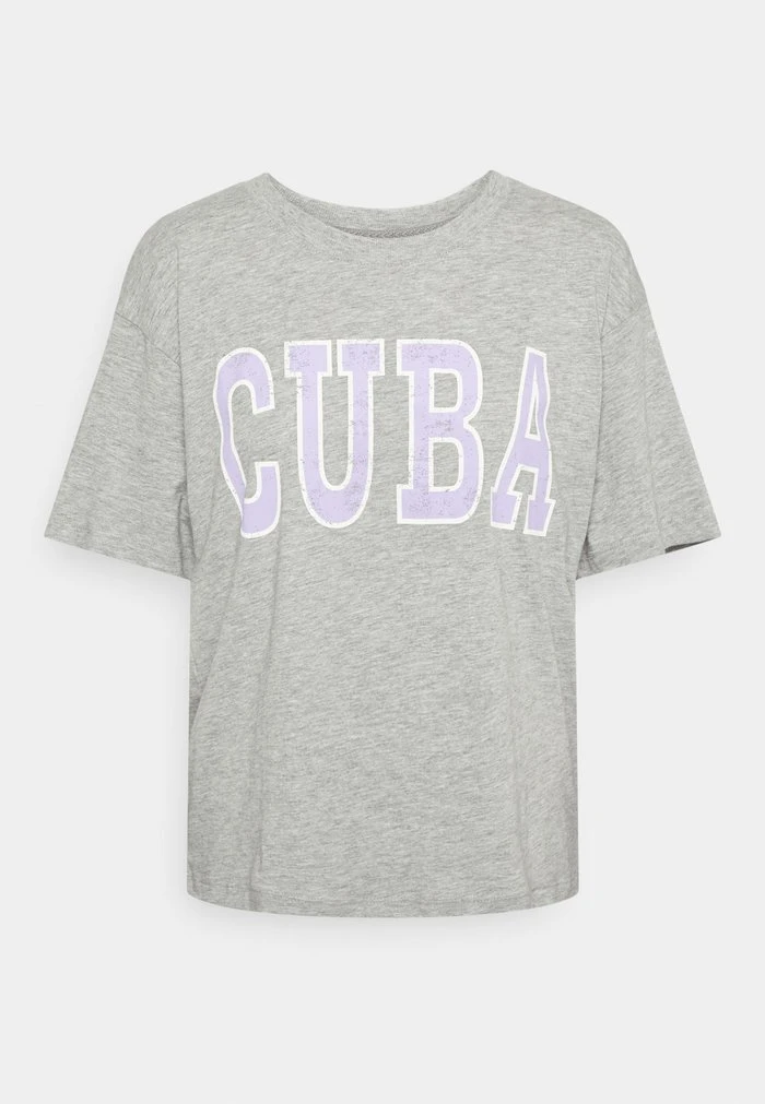 JDYTULSA LIFE - T-shirt Imprimé - Light Grey Melange 3 JDYTULSA LIFE - T-shirt Imprimé - Light Grey Melange