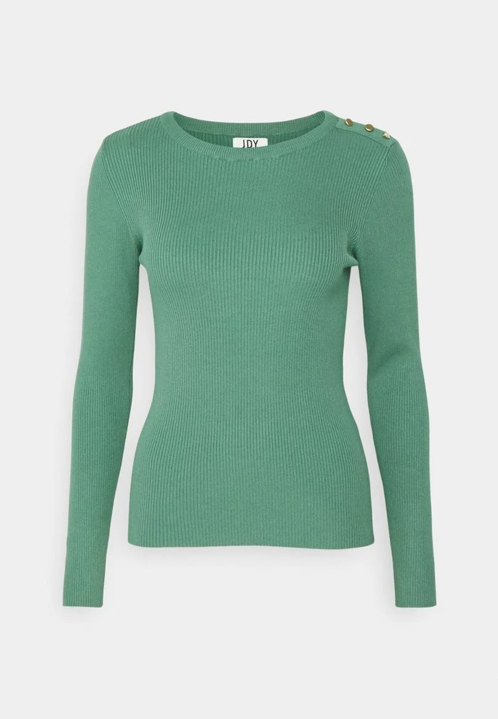 JDYPLUM O NECK BUTTON - Pullover - Sagebrush Green 7 JDYPLUM O NECK BUTTON - Pullover - Sagebrush Green – Image 5