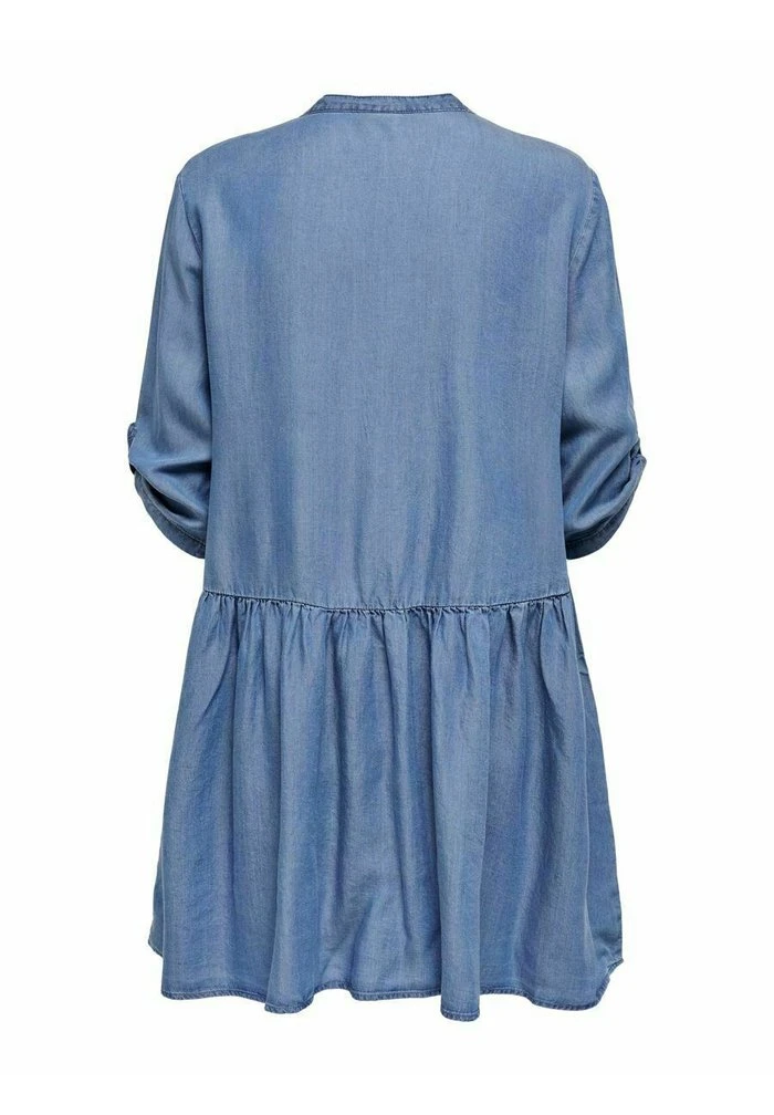 JDY OLIVIA LIFE 3/4 SHORT - Robe Chemise - Medium Blue Denim 4 JDY OLIVIA LIFE 3/4 SHORT - Robe Chemise - Medium Blue Denim – Image 2