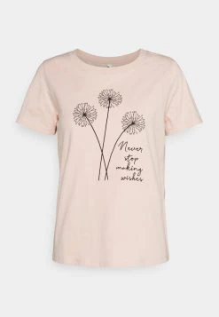 JDYFLORA - T-shirt Imprimé - Rose Smoke