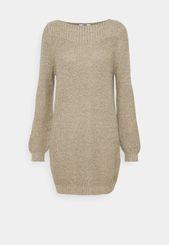 JDYWHITNEY MEGAN BOAT DRESS - Robe Pull - Beige 7 JDYWHITNEY MEGAN BOAT DRESS - Robe Pull - Beige – Image 5