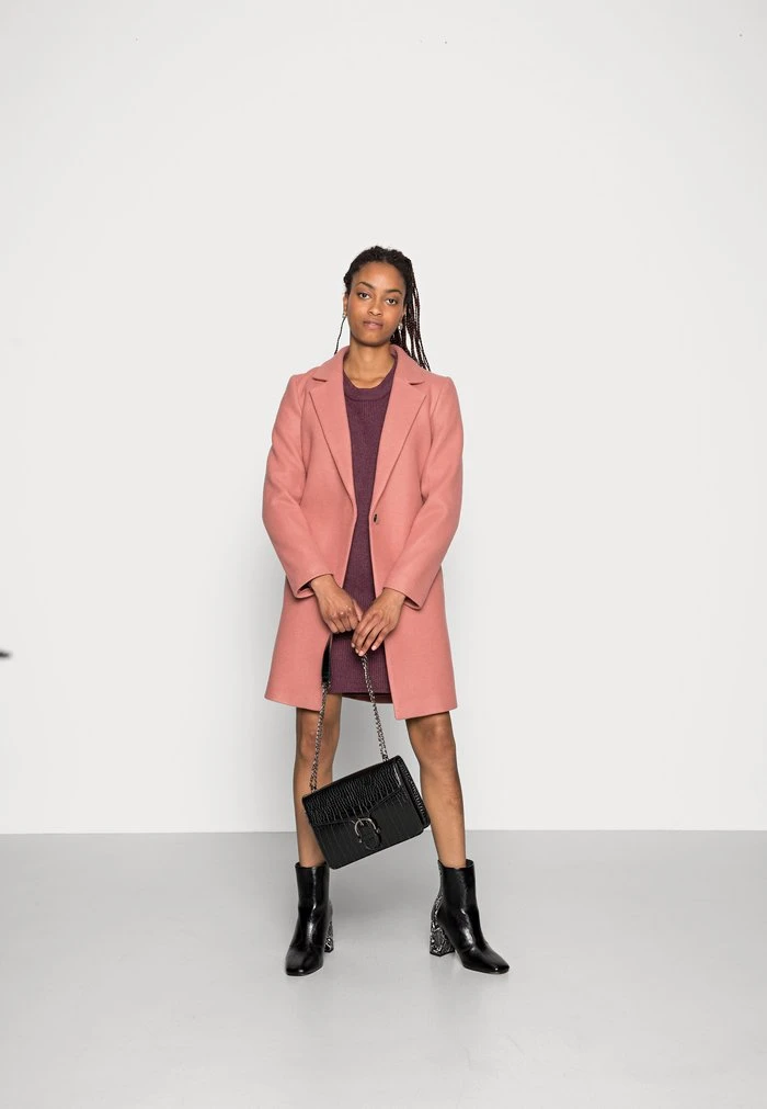 JDY WILLA FRILL DRESS - Robe Pull - Winetasting Detail Melange 4 JDY WILLA FRILL DRESS - Robe Pull - Winetasting Detail Melange – Image 2