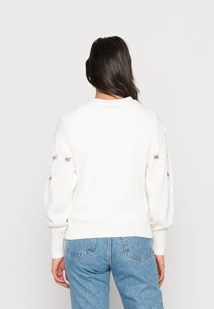 JDYALLY EMBROIDERY CARDIGAN - Gilet - Cloud Dancer 5 JDYALLY EMBROIDERY CARDIGAN - Gilet - Cloud Dancer – Image 3