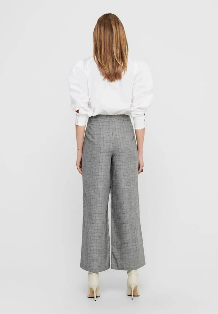 JDY Pantalon Classique - Dark Grey Melange 5 JDY Pantalon Classique - Dark Grey Melange – Image 3