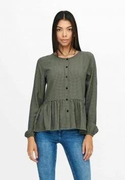 JDY LANGÄRMELIGES - Blouse - Basil