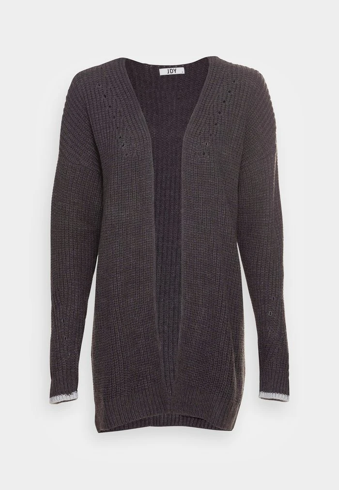 JDY JUSTY MAISIE LONG CARDIGAN - Gilet - Dark Grey Melange 6 JDY JUSTY MAISIE LONG CARDIGAN - Gilet - Dark Grey Melange – Image 4