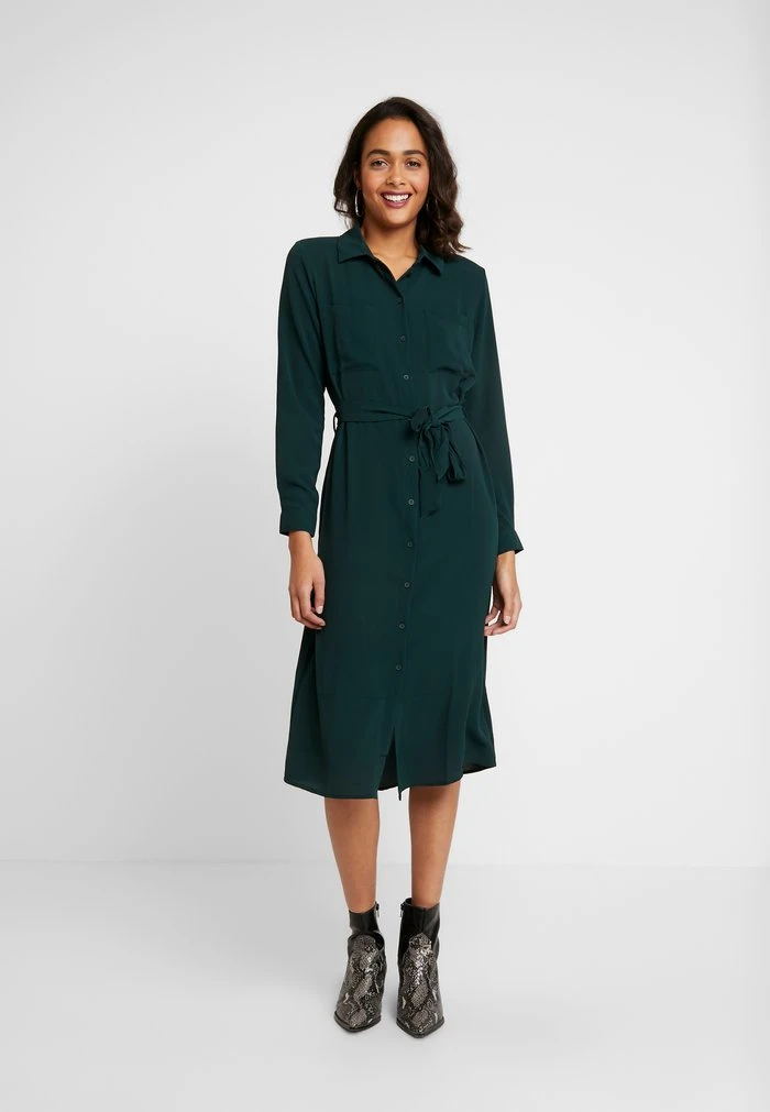 JDYPINTO MIDI DRESS - Robe Chemise - Scarab 3 JDYPINTO MIDI DRESS - Robe Chemise - Scarab