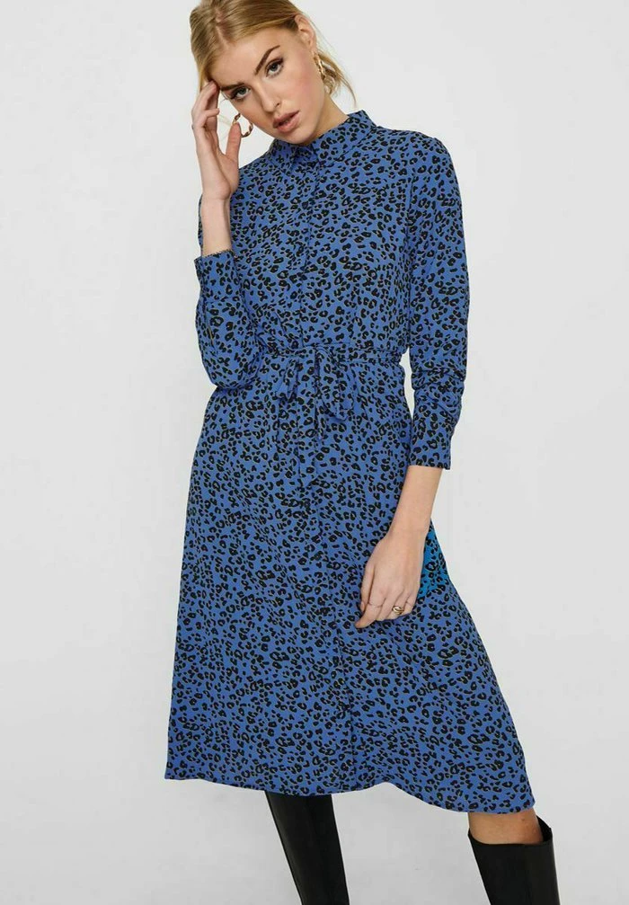 JDY Robe Chemise - Blue Iolite 6 JDY Robe Chemise - Blue Iolite – Image 4