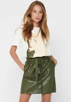 JDY T-shirt Imprimé - Cloud Dancer