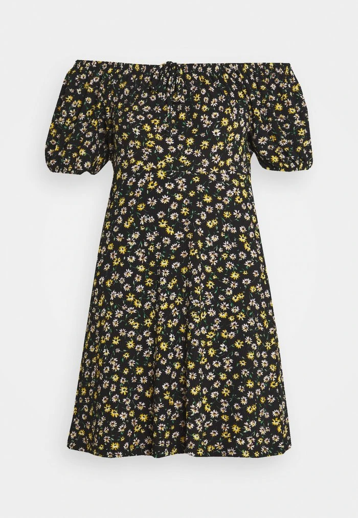 JDYGITTE SVAN OFF SHOULDER DRESS - Robe En Jersey - Black/yellow 6 JDYGITTE SVAN OFF SHOULDER DRESS - Robe En Jersey - Black/yellow – Image 4