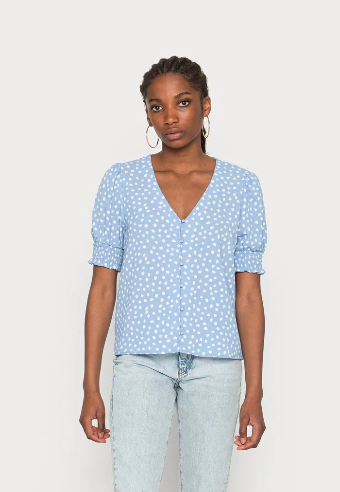 JDYJULIA SMOCK - Blouse - Della Robbia Blue/cloud Dancer 3 JDYJULIA SMOCK - Blouse - Della Robbia Blue/cloud Dancer