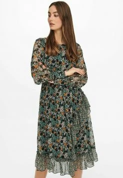 JDY RÜSCHEN - Robe De Jour - Black