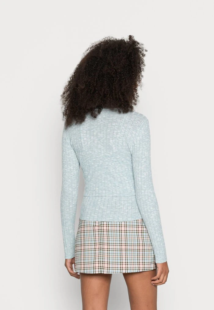 JDYMELISA SHORT CARDIGAN 2 In 1 - Débardeur - Tourmaline Melange 5 JDYMELISA SHORT CARDIGAN 2 In 1 - Débardeur - Tourmaline Melange – Image 3