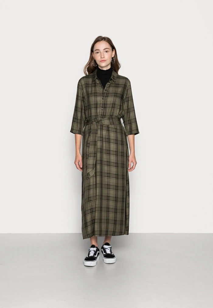 JDYSTAY MIDCALF DRESS - Robe Chemise - Kalamata 4 JDYSTAY MIDCALF DRESS - Robe Chemise - Kalamata – Image 2